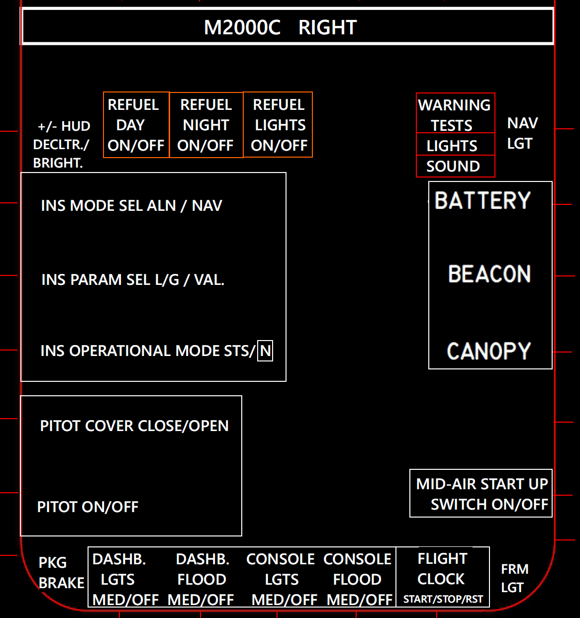 M2000C TM MFD Cougar Template.